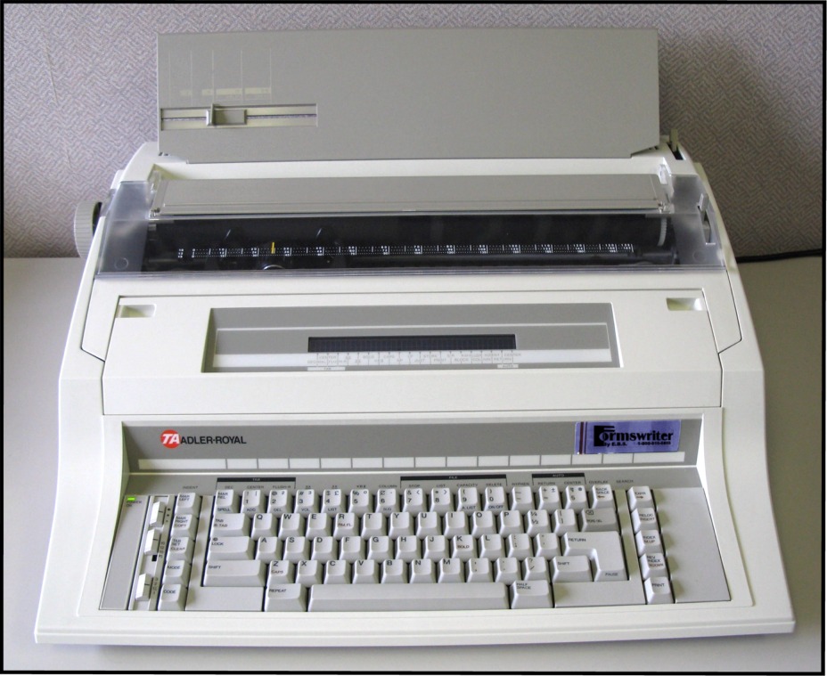 Formswriter typewriter by AroundTheOffice